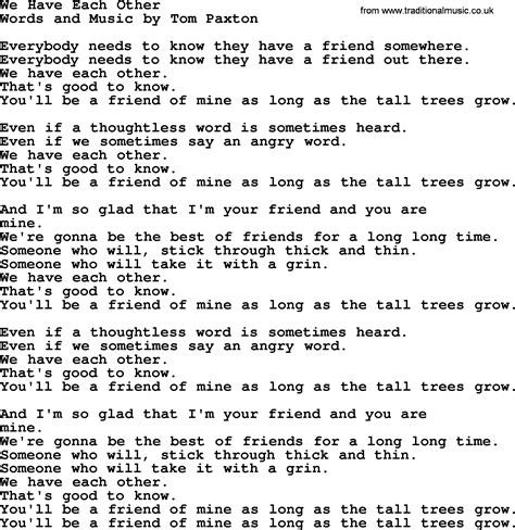 if we have each other lyrics meaning